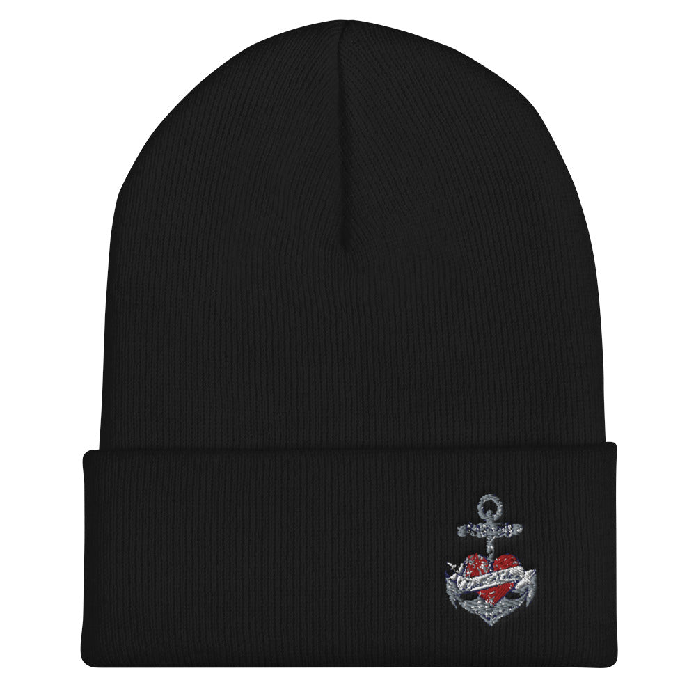 Umgeschlagene Beanie